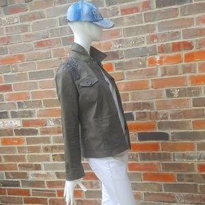 Dark Olive Jean Jacket!!🍂🌾